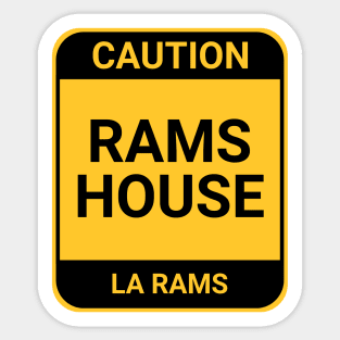 RAMS HOUSE Sticker